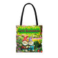 Late Bloomers Gnomes Tote Bag (available in three sizes)