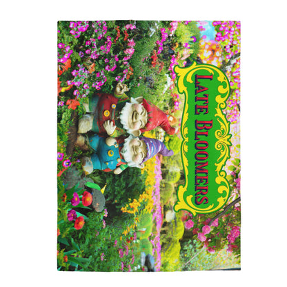 Late Bloomers Gnomes Blanket (available in 3 sizes)