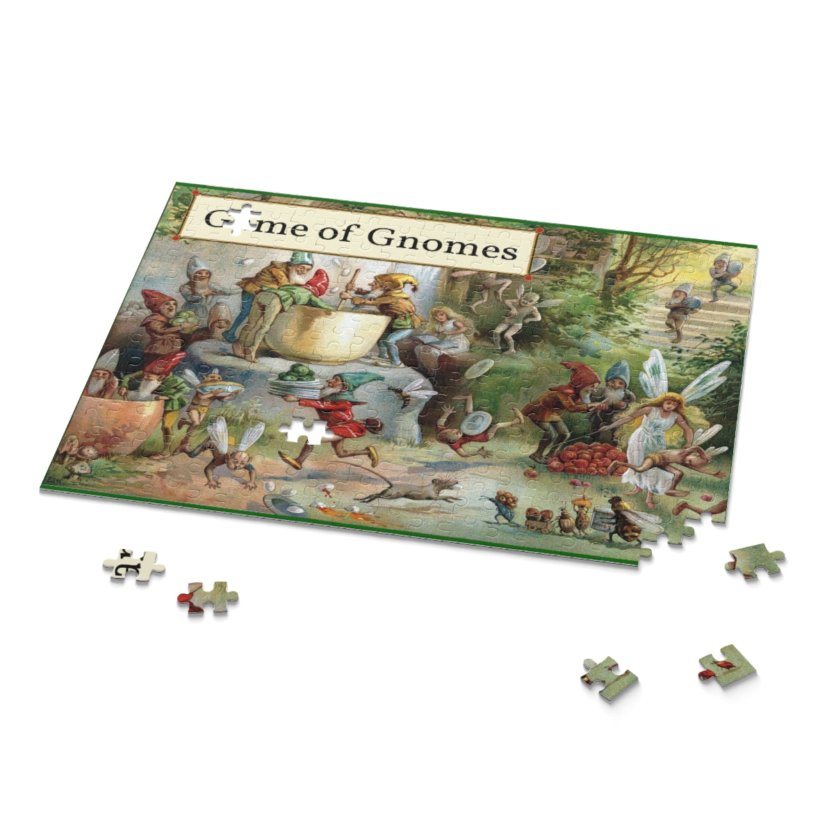 Game of Gnomes 252 Piece Puzzle in Gift Box