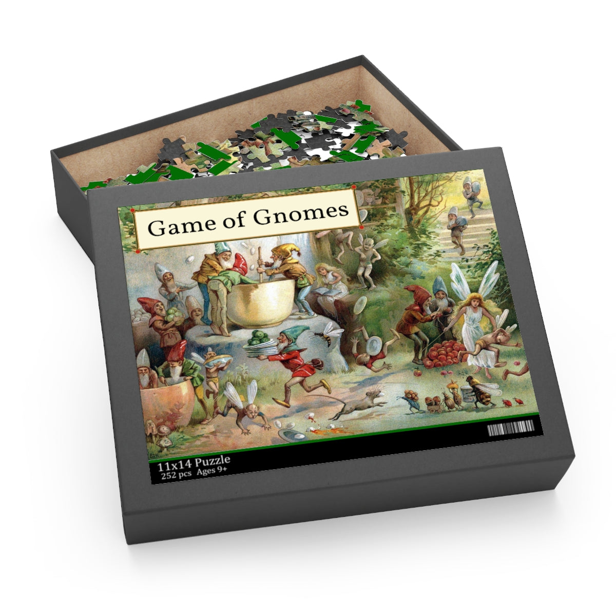 Game of Gnomes 252 Piece Puzzle in Gift Box