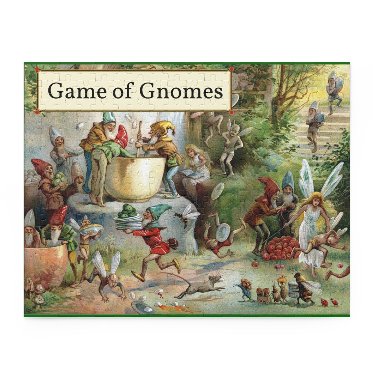 Game of Gnomes 252 Piece Puzzle in Gift Box